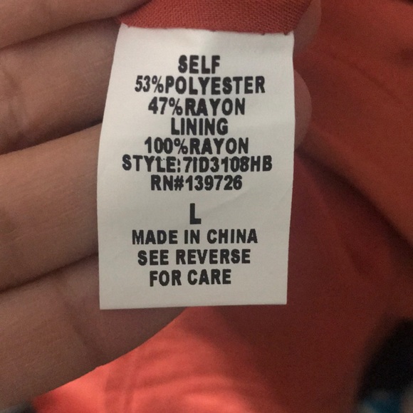 Honey belle tie knot dress rust - Picture 6 of 6